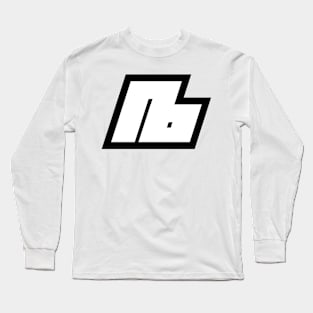 Capricorn Black Outline Long Sleeve T-Shirt